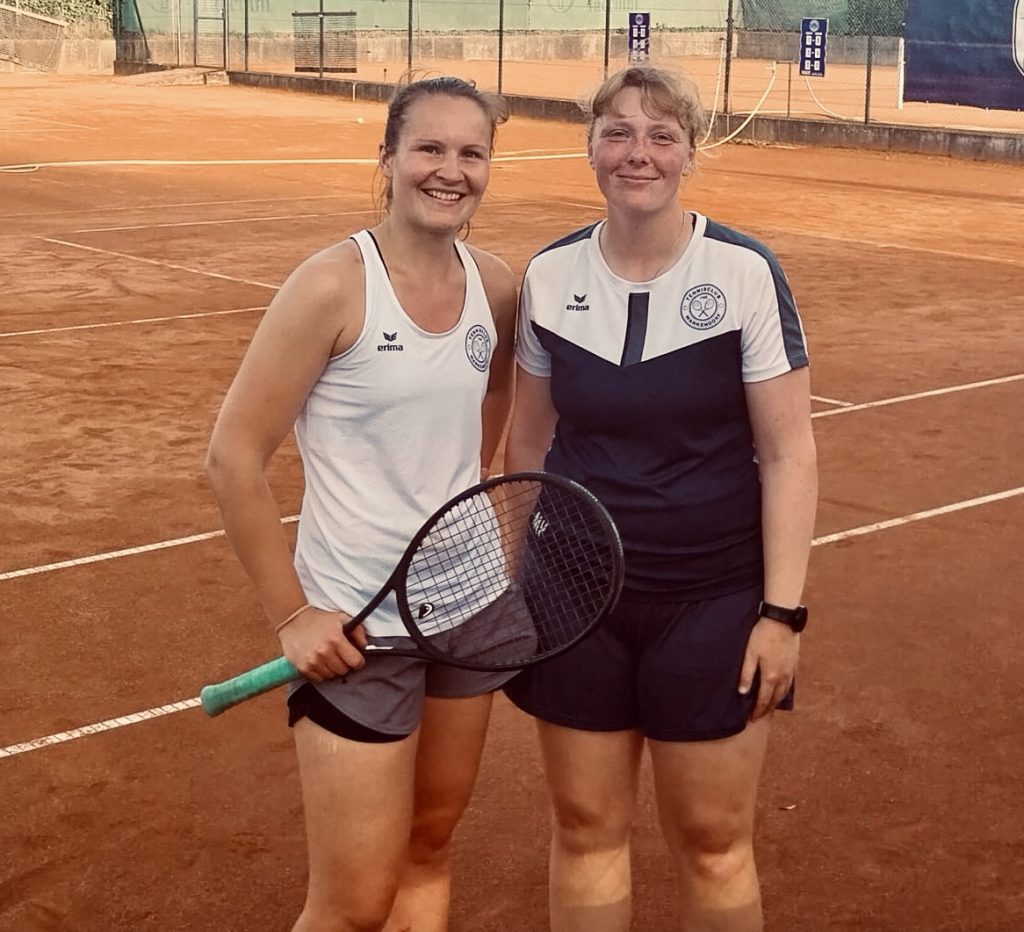 TCW-Damen-Larissa-Mohr-und-Mila-Preuss-1024x932 Damen: Aufstieg und Meisterschaft nach 4:2-Sieg gegen TC Klausdorf